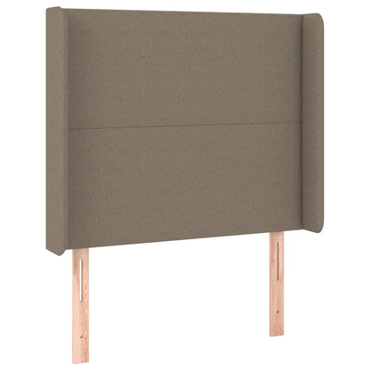 Boxspringbett Mit Matratze Stoff Taupe
