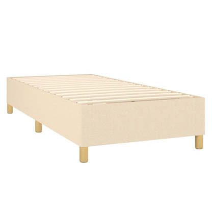 Boxspringbett Mit Matratze Stoff Creme