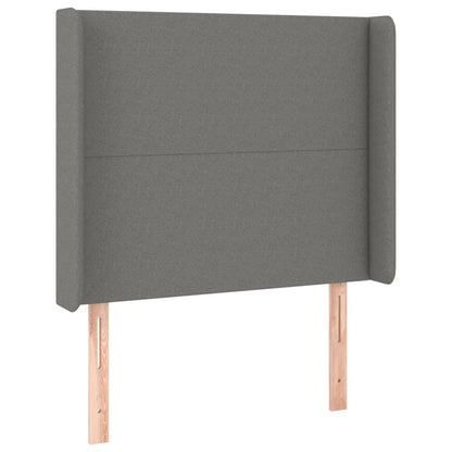 Boxspringbett Mit Matratze Stoff Dunkelgrau