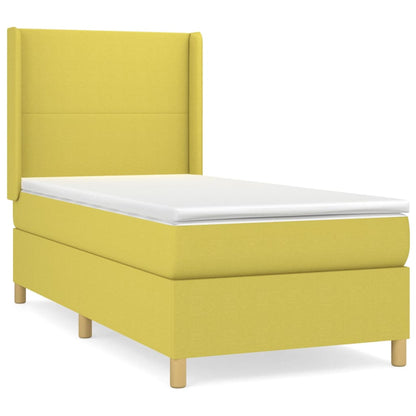 Boxspringbett Mit Matratze Stoff Grün
