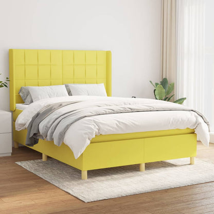 Boxspringbett Mit Matratze Stoff Grün