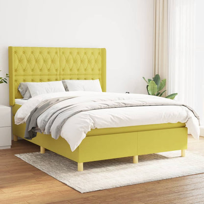 Boxspringbett Mit Matratze Stoff Grün