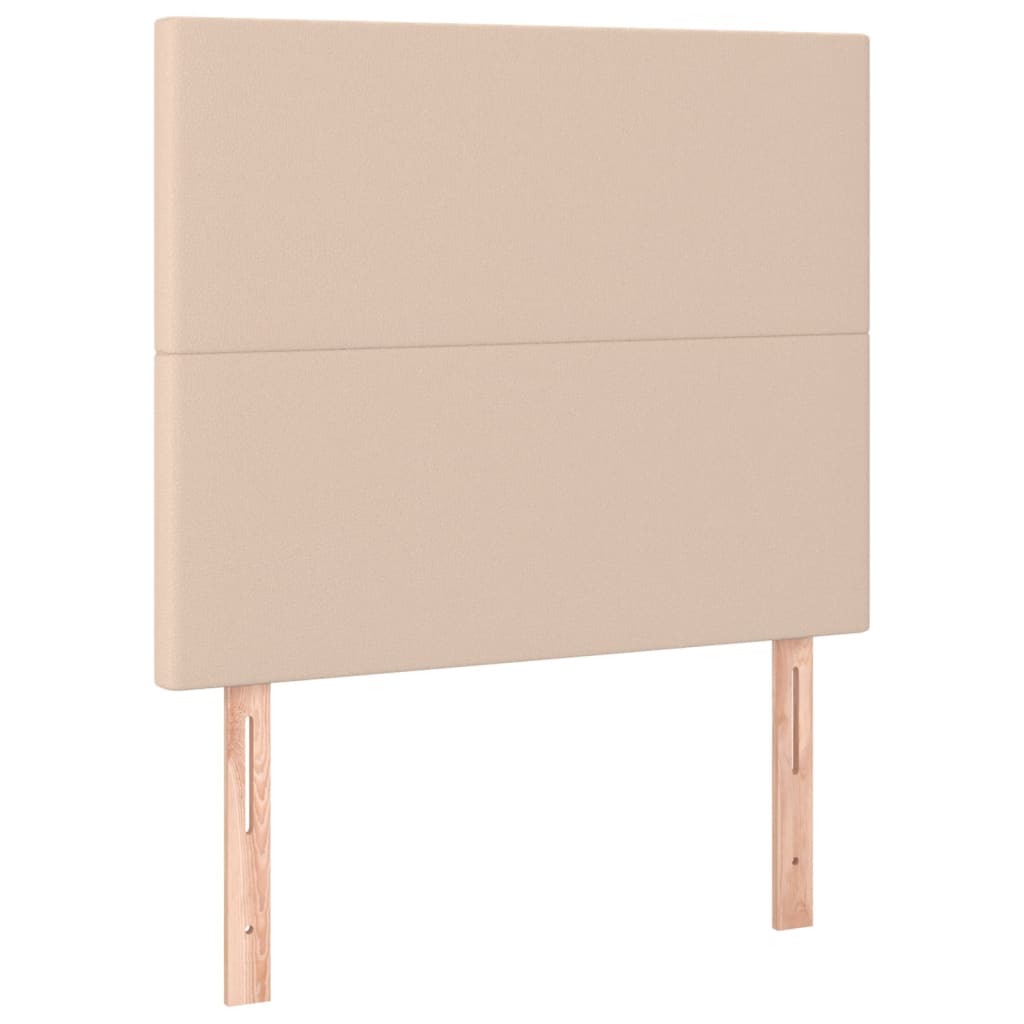 Boxspringbett Matratze -Braun 100X200Cm Kunstleder Cappuccino