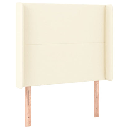 Boxspringbett Mit Matratze & Led Kunstleder Creme