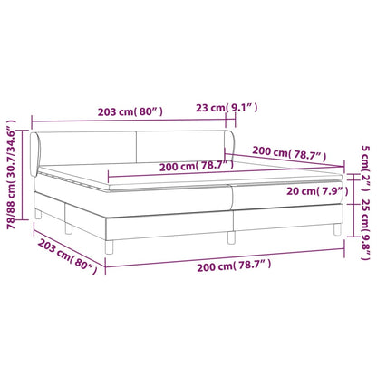 Boxspringbett Mit Matratze Stoff Grün