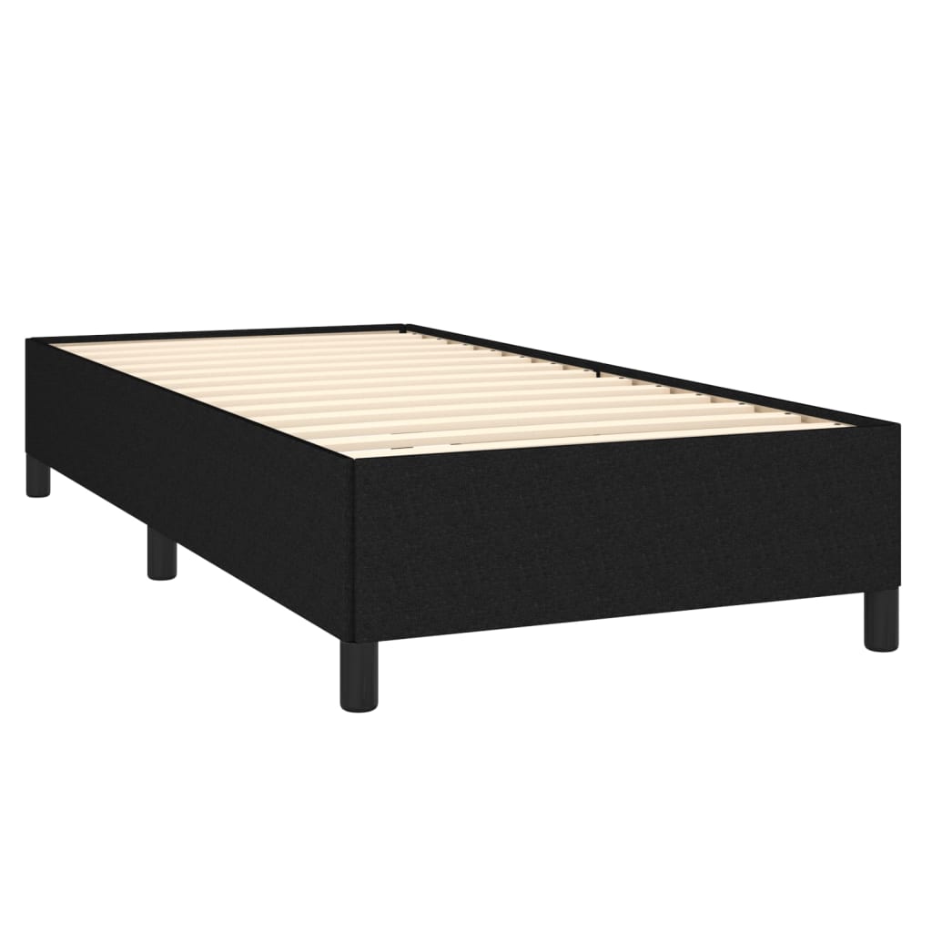 Boxspringbett Mit Matratze Stoff Schwarz