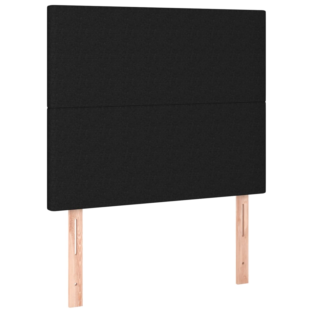 Boxspringbett Mit Matratze Stoff Schwarz