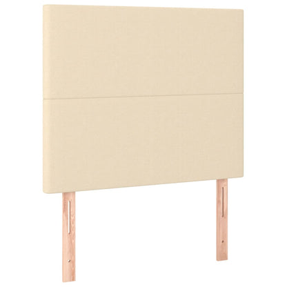 Boxspringbett Mit Matratze Stoff Creme