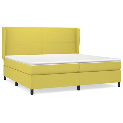 Boxspringbett Mit Matratze Stoff Grün