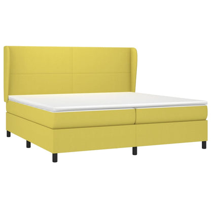 Boxspringbett Mit Matratze Stoff Grün