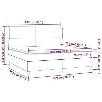 Boxspringbett Mit Matratze Stoff Grün