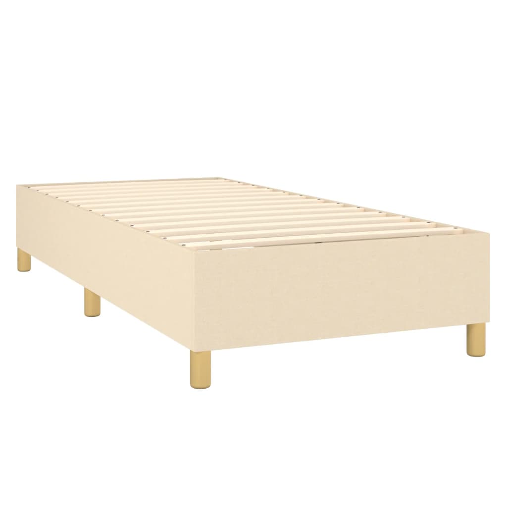 Boxspringbett Mit Matratze Stoff Creme