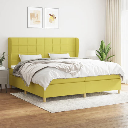 Boxspringbett Mit Matratze Stoff Grün