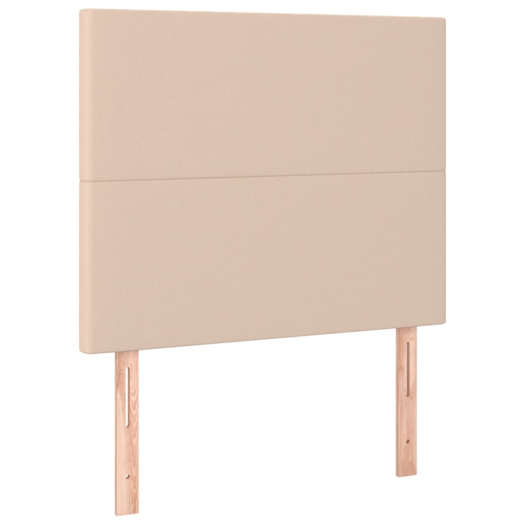 Boxspringbett Matratze -Braun 100X200Cm Kunstleder Cappuccino