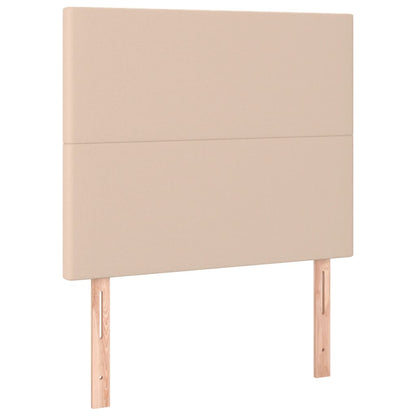 Boxspringbett Matratze -Braun 100X200Cm Kunstleder Cappuccino