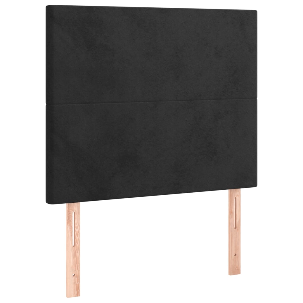 Boxspringbett Mit Matratze Samt Schwarz