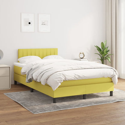 Boxspringbett Mit Matratze Stoff Grün