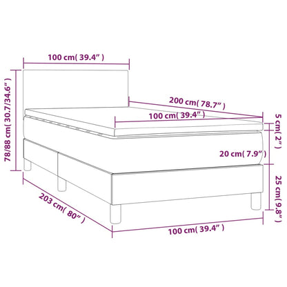 Boxspringbett Mit Matratze Stoff Grün