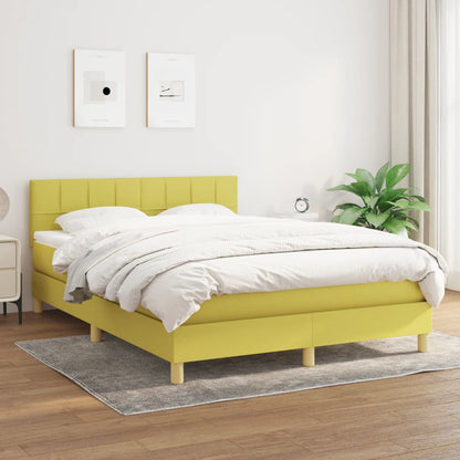 Boxspringbett Mit Matratze Stoff Grün