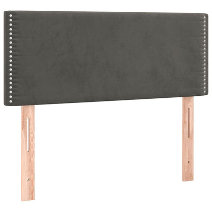 Boxspringbett Mit Matratze Samt Dunkelgrau