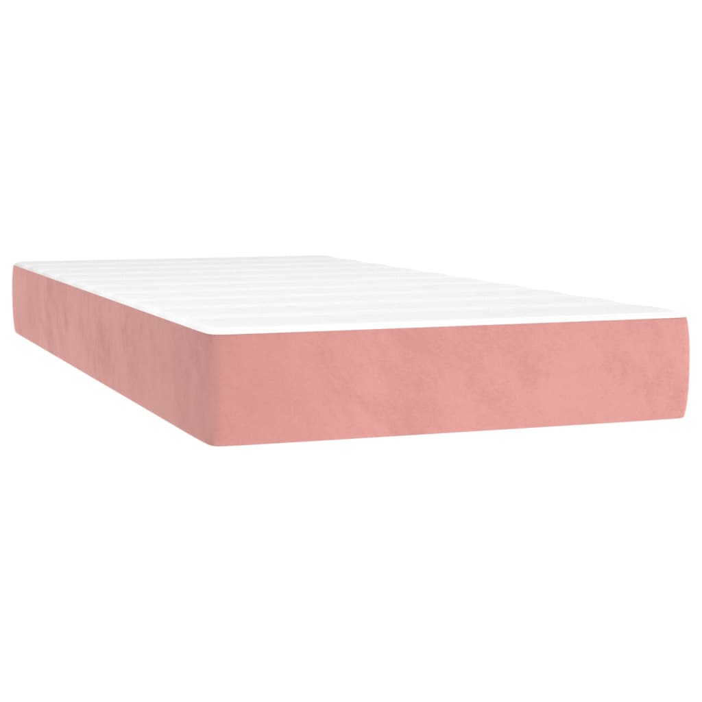 Boxspringbett Mit Matratze Samt Rosa