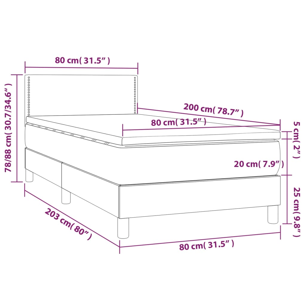 Boxspringbett Mit Matratze Samt Rosa