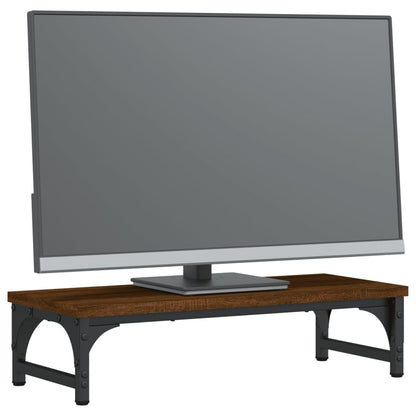 Monitorständer Braun Eichen-Optik Holzwerkstoff