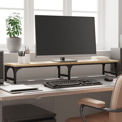 Monitorständer Braun Eichen-Optik Holzwerkstoff