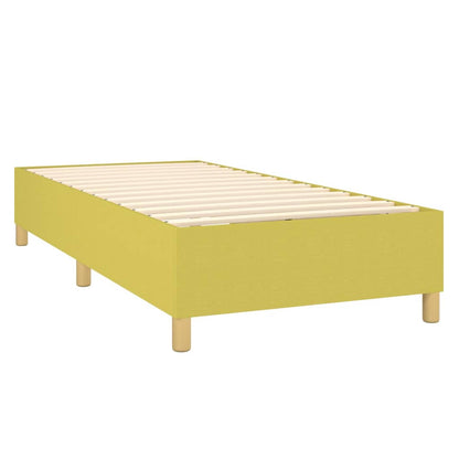 Boxspringbett Mit Matratze Stoff Hellgrün