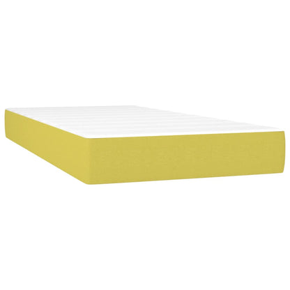 Boxspringbett Mit Matratze Stoff Hellgrün