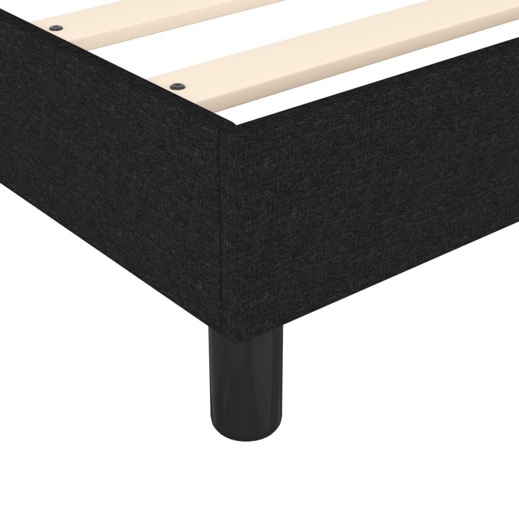 Boxspringbett Mit Matratze Stoff Schwarz