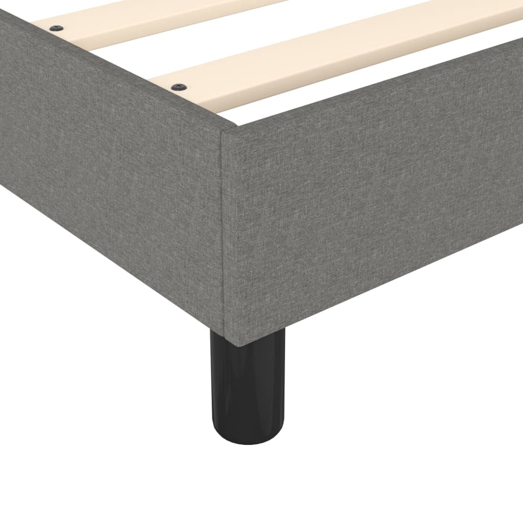 Boxspringbett Mit Matratze Stoff Dunkelgrau
