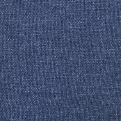Boxspringbett Mit Matratze Stoff Blau
