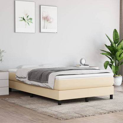 Boxspringbett Mit Matratze Stoff Creme