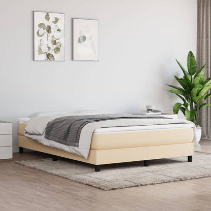 Boxspringbett Mit Matratze Stoff Creme