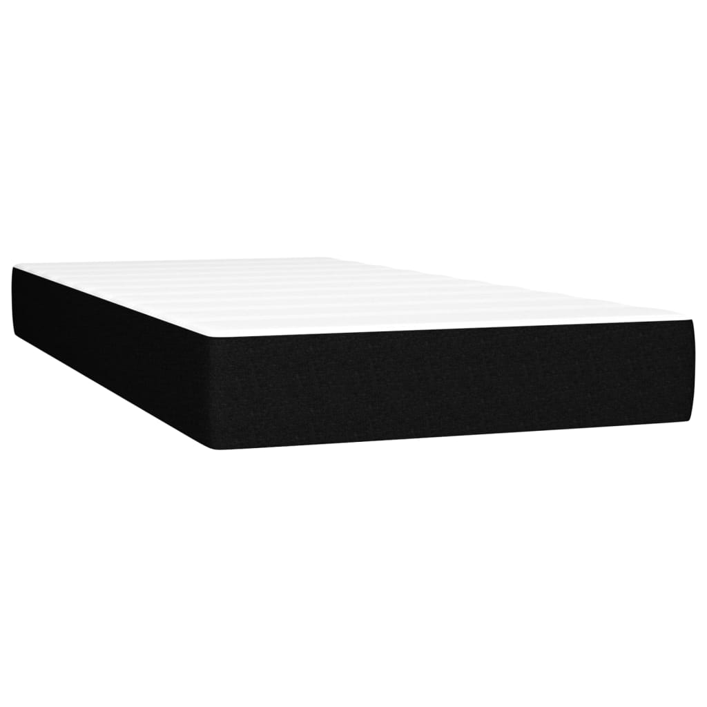 Boxspringbett Mit Matratze Stoff Schwarz
