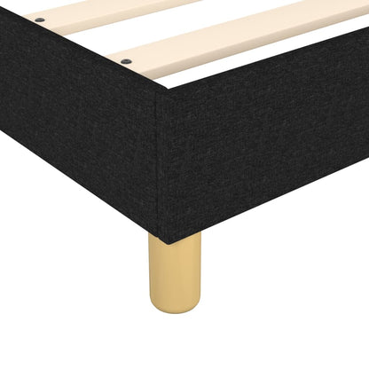 Boxspringbett Mit Matratze Stoff Schwarz
