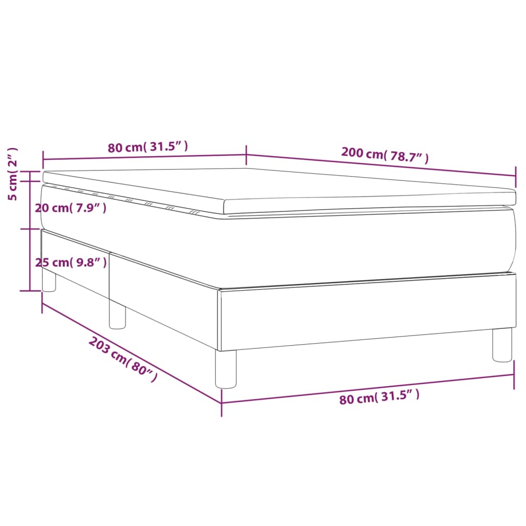 Boxspringbett Mit Matratze Stoff Schwarz