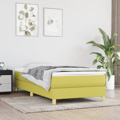 Boxspringbett Mit Matratze Stoff Grün