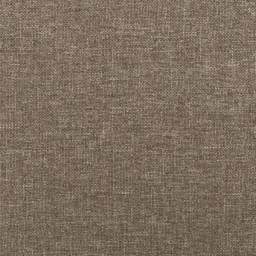 Boxspringbett Mit Matratze Stoff Taupe