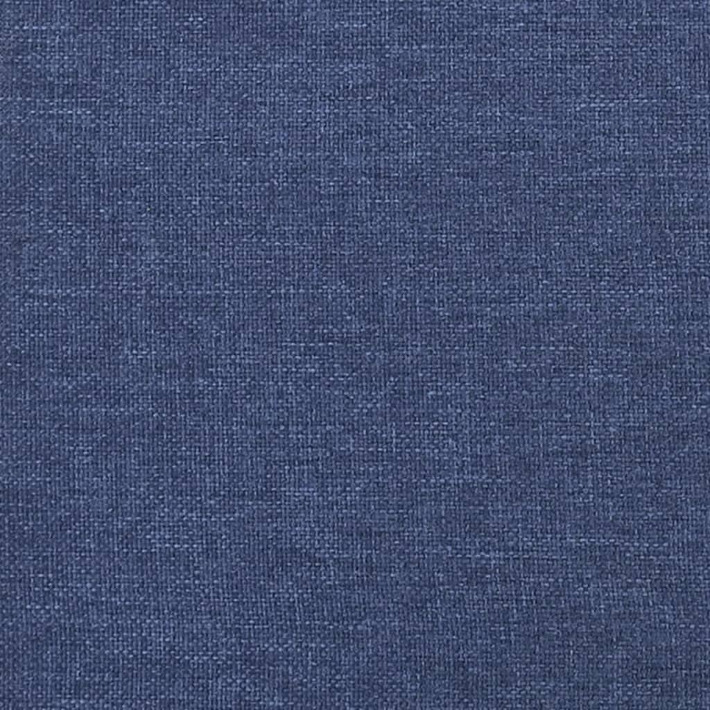 Boxspringbett Mit Matratze Stoff Blau