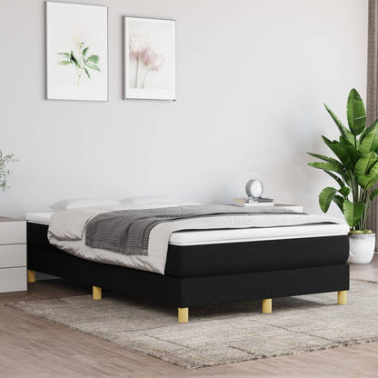 Boxspringbett Mit Matratze Stoff Schwarz