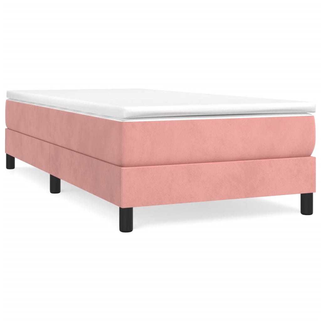 Boxspringbett Mit Matratze Samt Rosa