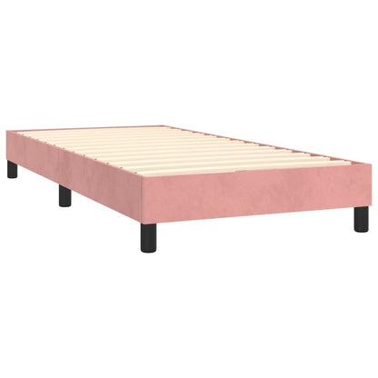 Boxspringbett Mit Matratze Samt Rosa
