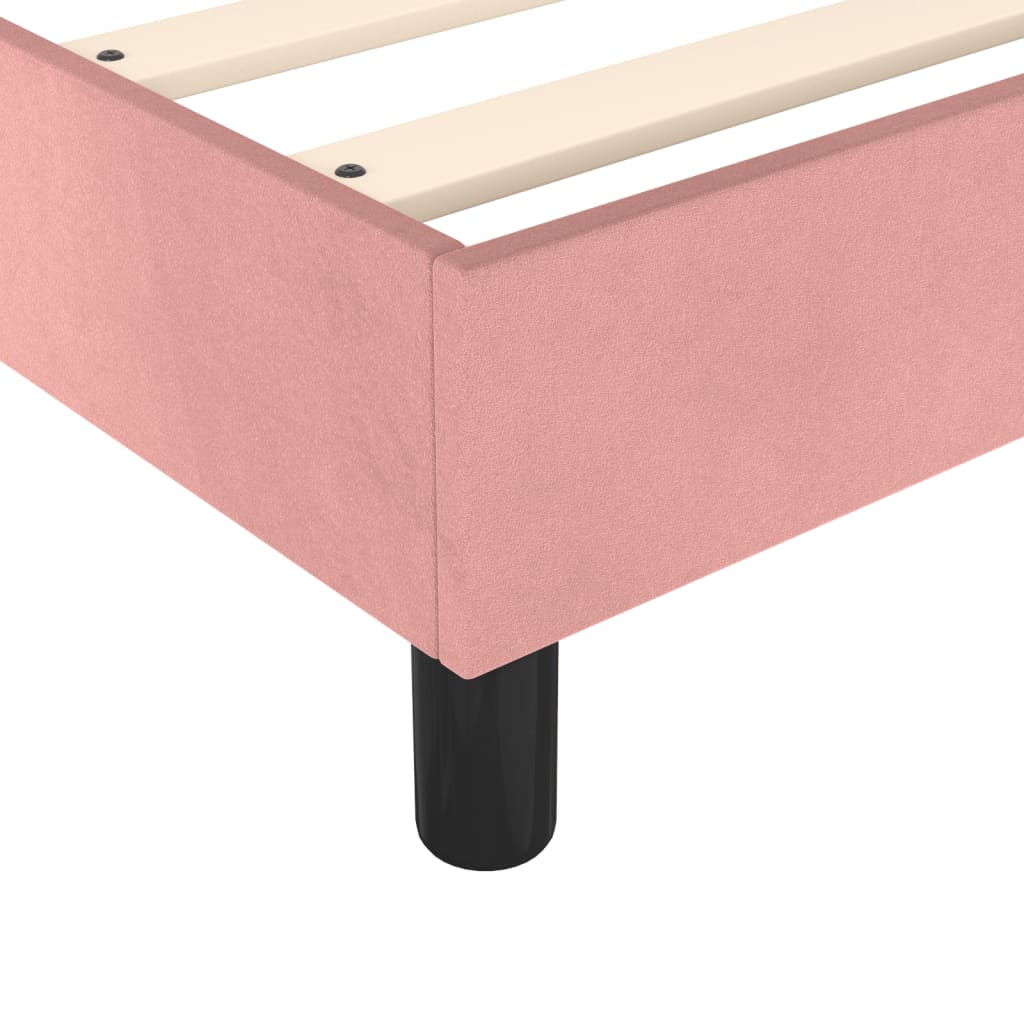 Boxspringbett Mit Matratze Samt Rosa