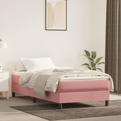 Boxspringbett Mit Matratze Samt Rosa