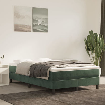 Boxspringbett Mit Matratze Samt Dunkelgrün