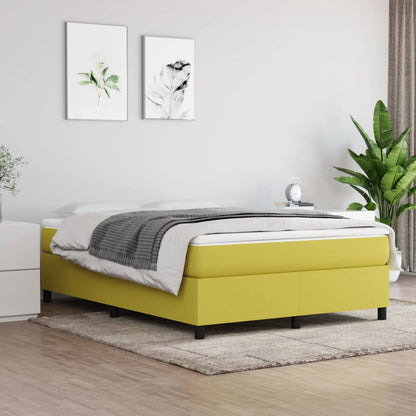 Boxspringbett Mit Matratze Stoff Grün