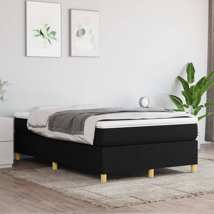 Boxspringbett Mit Matratze Stoff Schwarz