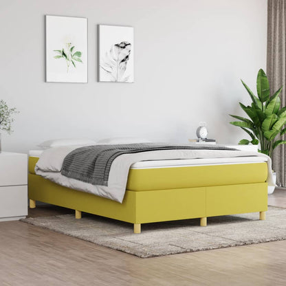 Boxspringbett Mit Matratze Stoff Grün